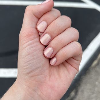 Nails on Brown - My nails are super short, and usually that makes it difficult for people to work on them - Nail Salons Near Me - Dayton, Ohio