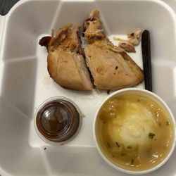 Golden Pride - 2 piece barbecue chicken meal.