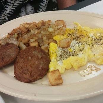 Lakewood Diner - Scrambled eggs, patty sausage & home fries. - Diners Near Me - Atlanta, Georgia