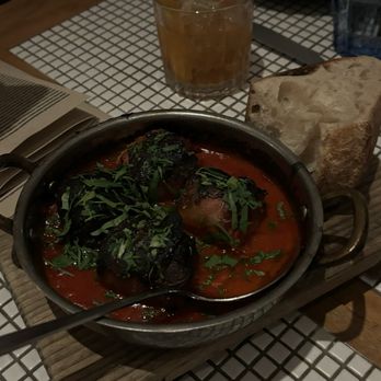 Avec River North - Chorizo stuffed dates - Mediterranean Near Me - Chicago, Illinois Avec River North - Chorizo stuffed dates - Mediterranean Near Me - Chicago, Illinois