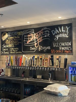 Mason Jar Brews and Burgers by null