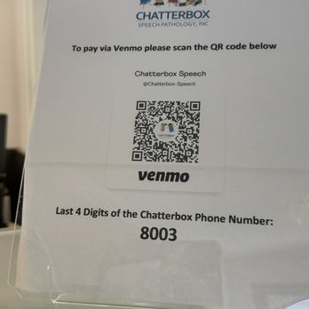 Chatterbox Speech Pathology - Chatterbox Venmo. - Speech Therapists Near Me - Los Alamitos, California