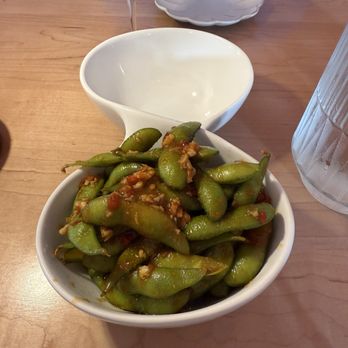 MOONO - Spicy Garlic Edamame - Sushi Bars Near Me - Rancho Santa Margarita, California MOONO - Spicy Garlic Edamame - Sushi Bars Near Me - Rancho Santa Margarita, California