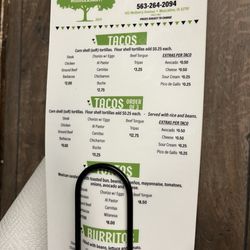 El Olmito - Menu