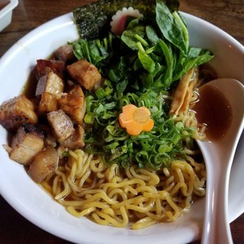 Umami - The Shoyu Ramen with the pork belly added. The ramen was the best I've had! The flavor was Amazing! I'd pass on the pork belly. - Asian Fusion Near Me - Tempe, Arizona