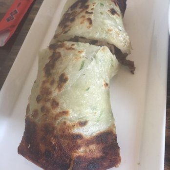 High Side - Scallion pancake with stir fried beef - Beer Bar Near Me - Fairfax, Virginia