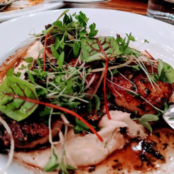 Hippo - Grilled sea scallops parsnip puree brown butter capers lemon and parsley - American Near Me - Los Angeles, California Hippo - Grilled sea scallops parsnip puree brown butter capers lemon and parsley - American Near Me - Los Angeles, California