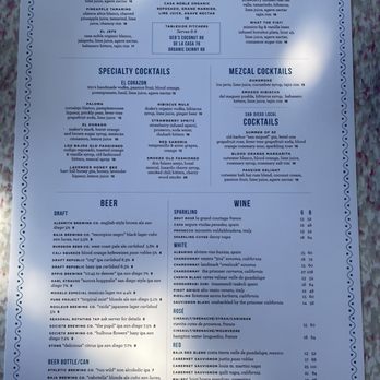 Coasterra - Menu (1/2) - Mexican Near Me - San Diego, California Coasterra - Menu (1/2) - Mexican Near Me - San Diego, California