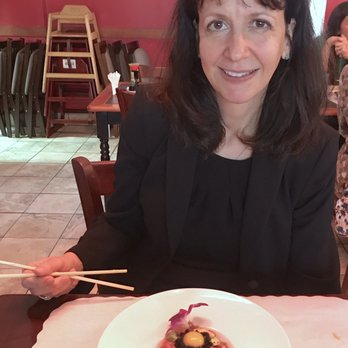 Kim's Sushi - My wife with her Tuna Tartare. - Sushi Bars Near Me - West Orange, New Jersey Kim's Sushi - My wife with her Tuna Tartare. - Sushi Bars Near Me - West Orange, New Jersey
