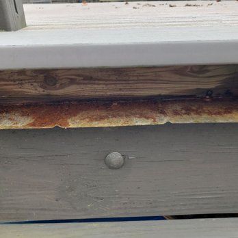 Fox Docks - Rusted out drainage pans. - General Contractors Near Me Fox Docks - Rusted out drainage pans. - General Contractors Near Me