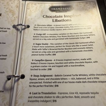 Champagne & Chocolate - Menu - Chocolatiers & Shops Near Me - Reno, Nevada