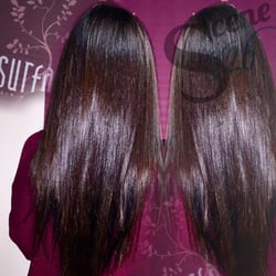 Scene 826 Hair Studio - After a full application of babe tape-in extensions.