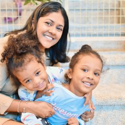 Photo of Manhattan Lasik Center - New York - New York, NY, US. "They are my reason for getting SMILE" - Andrea, SMILE Patient