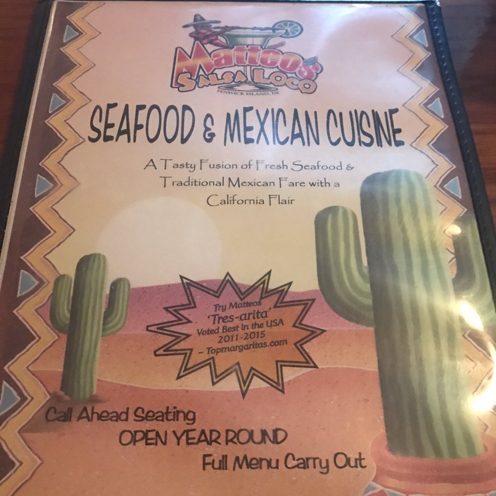 Matteo's Salsa Loco - Mexican Near Me - Fenwick Island, Delaware Matteo's Salsa Loco - Mexican Near Me - Fenwick Island, Delaware