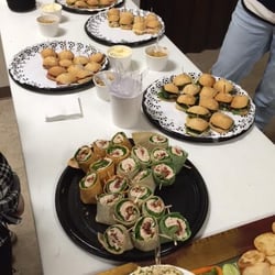 Daily's - Sandwiches for a crowd....they must have been loved.  This photo was near the start of the party and look at how fast they were eaten!
