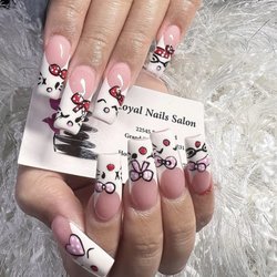 Royal Nails Salon - Hello kitty nails.