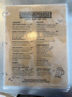 Menu photo 2 Camp Kingston Kingston, NY