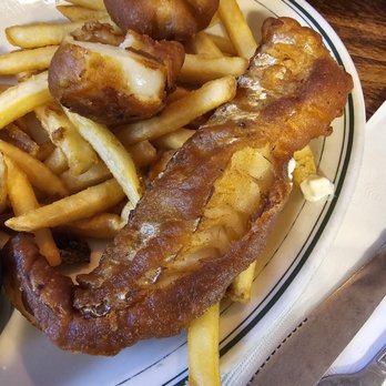 Betty's Fish & Chips - A SMALL piece of cod that hardly has a batter on it and all of them are overcooked! - Seafood Near Me - Santa Rosa, California Betty's Fish & Chips - A SMALL piece of cod that hardly has a batter on it and all of them are overcooked! - Seafood Near Me - Santa Rosa, California