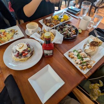 Café Luna - Lemon ricotta pancake hidden by other random stuff (JK it was all amazing!) - Coffee & Tea Near Me - Cambridge, Massachusetts Café Luna - Lemon ricotta pancake hidden by other random stuff (JK it was all amazing!) - Coffee & Tea Near Me - Cambridge, Massachusetts