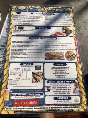 Menu photo 2 Dirty Don's Oyster Bar & Grill Myrtle Beach, SC Menu photo 2 Dirty Don's Oyster Bar & Grill Myrtle Beach, SC