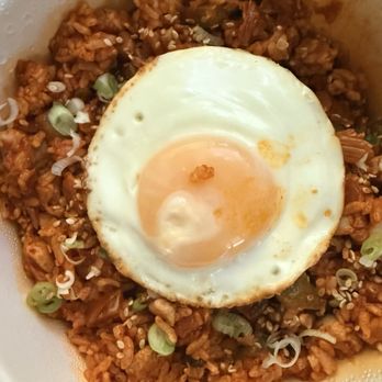 bb.q Chicken - Kimchi Fried Rice with fried egg - Chicken Shop Near Me - Annandale, Virginia bb.q Chicken - Kimchi Fried Rice with fried egg - Chicken Shop Near Me - Annandale, Virginia