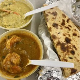Vegetable Caldin, Prawn Xacuti, Roti Vegetable Caldin, Prawn Xacuti, Roti
