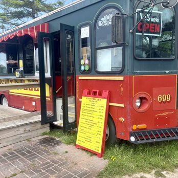 The Fish Trolley - Food Trucks Near Me - Saint Ignace, Michigan The Fish Trolley - Food Trucks Near Me - Saint Ignace, Michigan