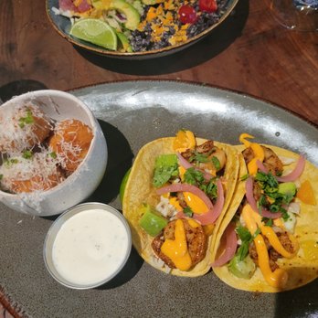 Eureka! - Shrimp tacos - American Near Me - Austin, Texas