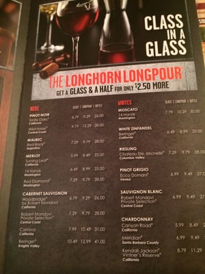 Menu photo 6 LongHorn Steakhouse Hagerstown, MD