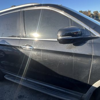 Lemon Grove Car Wash - Windows are dusty on the outside & there's still writing on windows this wasnt washed off and I don't think this is "water marks" - Car Wash Near Me - Lemon Grove, California
