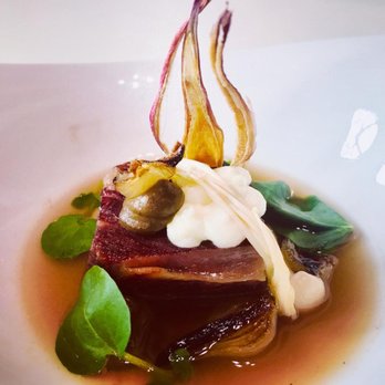 Saphyre Restaurant - Glenarm Estate Beef Shortrib - Onion, Mushroom and Watercress - British Near Me - Belfast, BFS