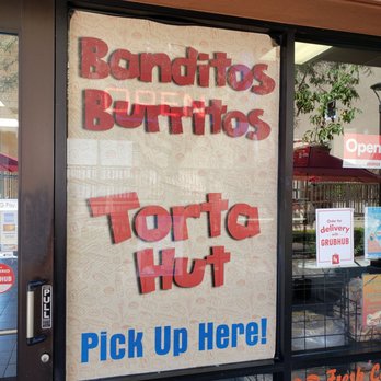 Bandito’s Breakfast Burritos - a sign in the window - Breakfast & Brunch Near Me - San Marcos, California