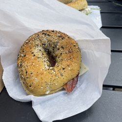 The Bake Shop - "Sammie" with chewy precooked bacon $9