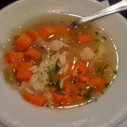 Georgina's Pizzeria - Great chicken orzo soup.