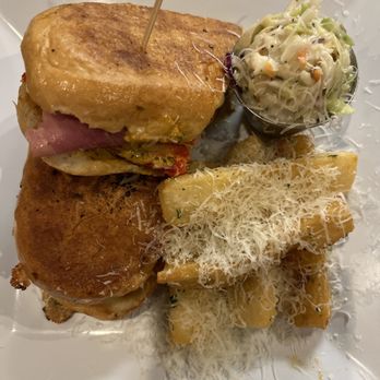 Hemingway's Tavern - Lobster Cuban w/Truffle Yucca Fries - New American Near Me - Melbourne, Florida Hemingway's Tavern - Lobster Cuban w/Truffle Yucca Fries - New American Near Me - Melbourne, Florida