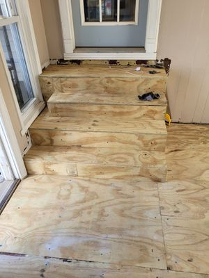 Floor remodel - Remodel floors with a vinyl finish Floor remodel - Remodel floors with a vinyl finish