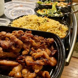 a variety of asian food items a variety of asian food items