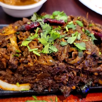 Naturally Desi Cafe - Goat pepper fry - 5/5 Tender and well spiced mutton. Pair it with the rumali roti and its perfect. - Indian Near Me - San Diego, California Naturally Desi Cafe - Goat pepper fry - 5/5 Tender and well spiced mutton. Pair it with the rumali roti and its perfect. - Indian Near Me - San Diego, California