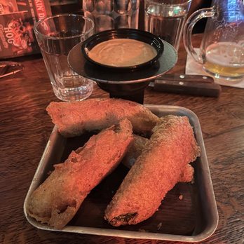 Hickory's Smokehouse Chester - Fried pickles (£7 side) - Barbeque Near Me - Chester, CHW Hickory's Smokehouse Chester - Fried pickles (£7 side) - Barbeque Near Me - Chester, CHW
