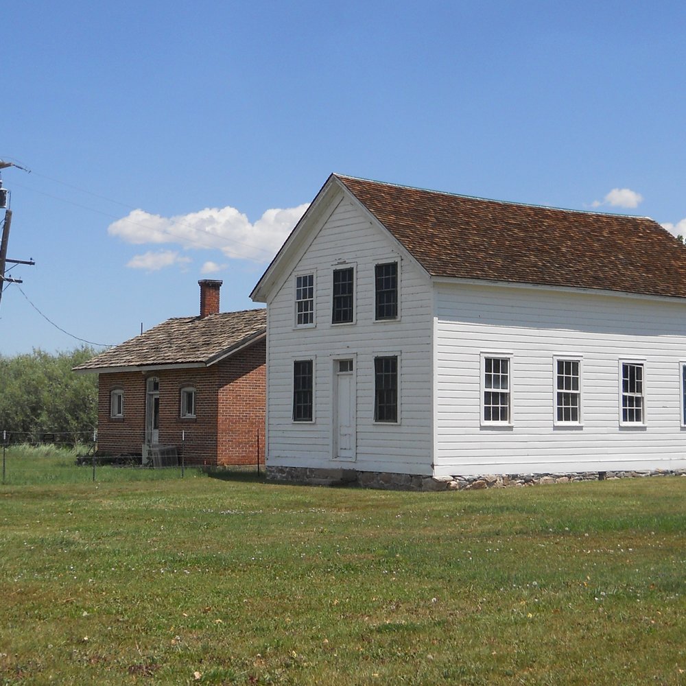 Dangberg Home Ranch Historic Park - The cook's home: brick cabin, and the hired hand's Bunk House: white building. - Parks Near Me - Minden, Nevada Dangberg Home Ranch Historic Park - The cook's home: brick cabin, and the hired hand's Bunk House: white building. - Parks Near Me - Minden, Nevada
