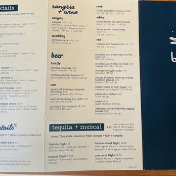 Bartaco - Menu - Tacos Near Me - Jacksonville, Florida
