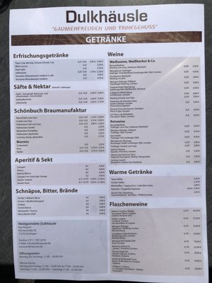 Menu photo 4 Waldgaststätte Dulkhäusle Esslingen, BW