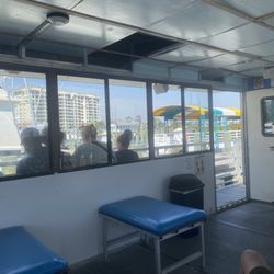 Blue Dolphin Cruises - Before we left - very clean boat. About 40 people on our cruise.