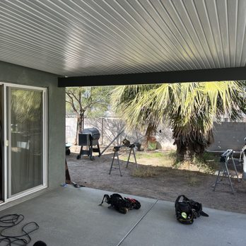 Ultra Patios - Patio 1 - 14x16, not quite completed, but went up quickly. - Patio Coverings Near Me - Las Vegas, Nevada Ultra Patios - Patio 1 - 14x16, not quite completed, but went up quickly. - Patio Coverings Near Me - Las Vegas, Nevada