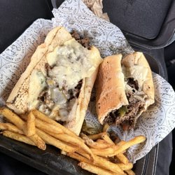 20/65 Kitchen - 12 inch Philly with fries.
