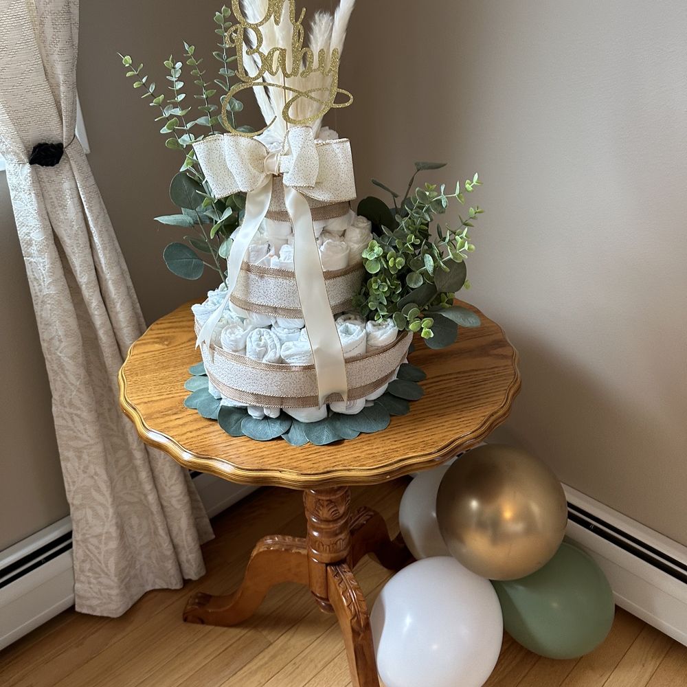 Destination Party - Diaper cake - Balloon Services Near Me Destination Party - Diaper cake - Balloon Services Near Me