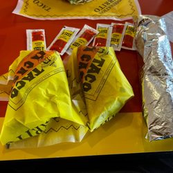 Taco Casa - 2 crispy tacos and a super burrito