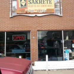Kanawha Terrace Hardware - Side of the business.