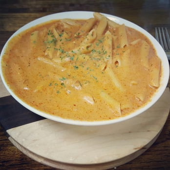 Tuscan Pig Italian Kitchen - Penne pasta and pink cream sauce - Italian Near Me - Longview, Texas Tuscan Pig Italian Kitchen - Penne pasta and pink cream sauce - Italian Near Me - Longview, Texas