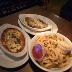 Brews Brothers - Stuffed long hots, three pepper calamari and stuffed clams.